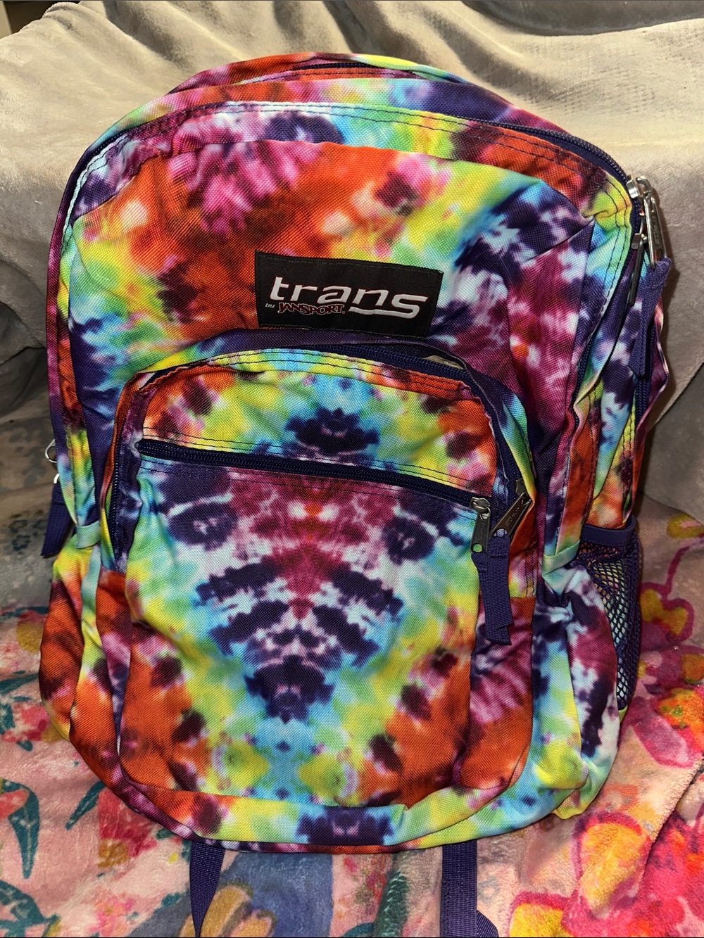 Jansport Multicolor Tie-Dye Trans Backpack